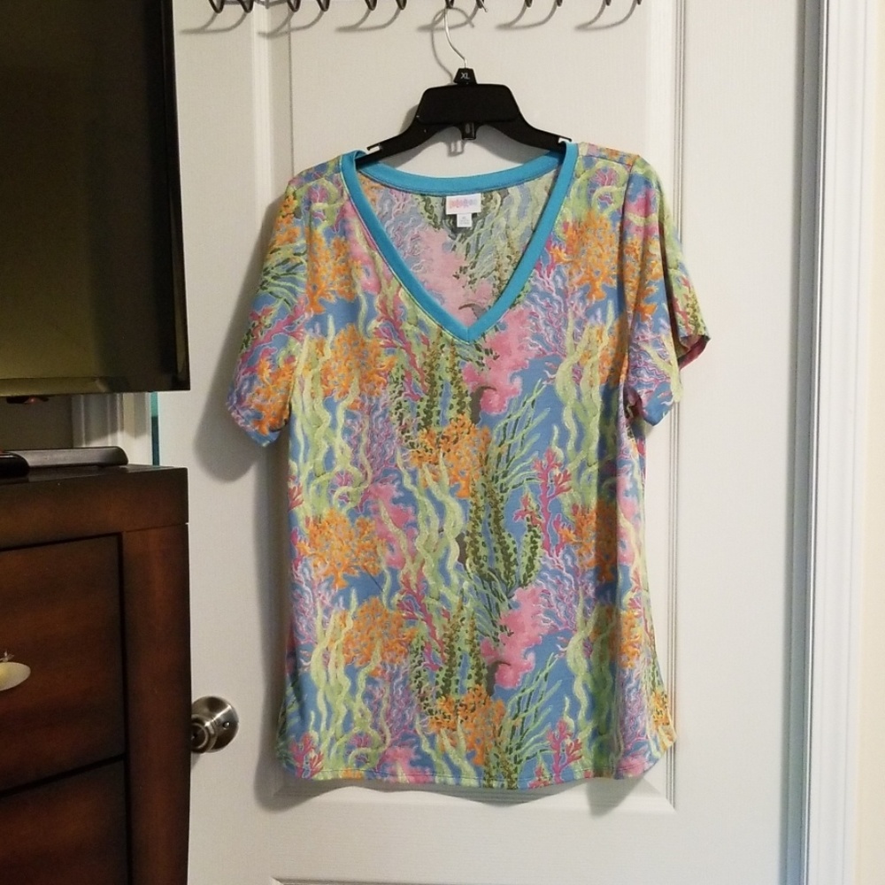 Multi colored top